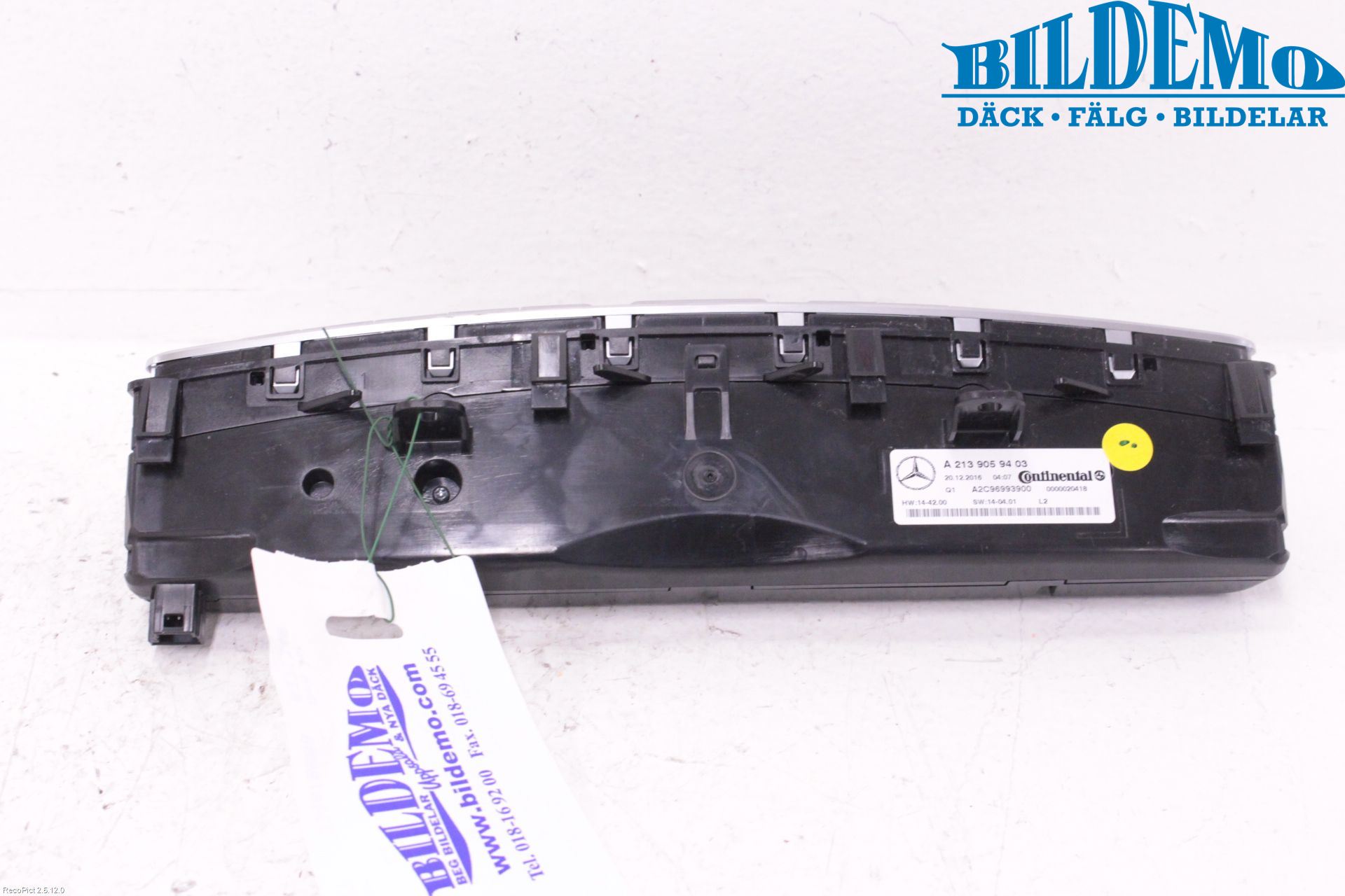 Mercedes-Benz MB E-KLASS (W213) 16-23 Varme Ac Betjening-Display