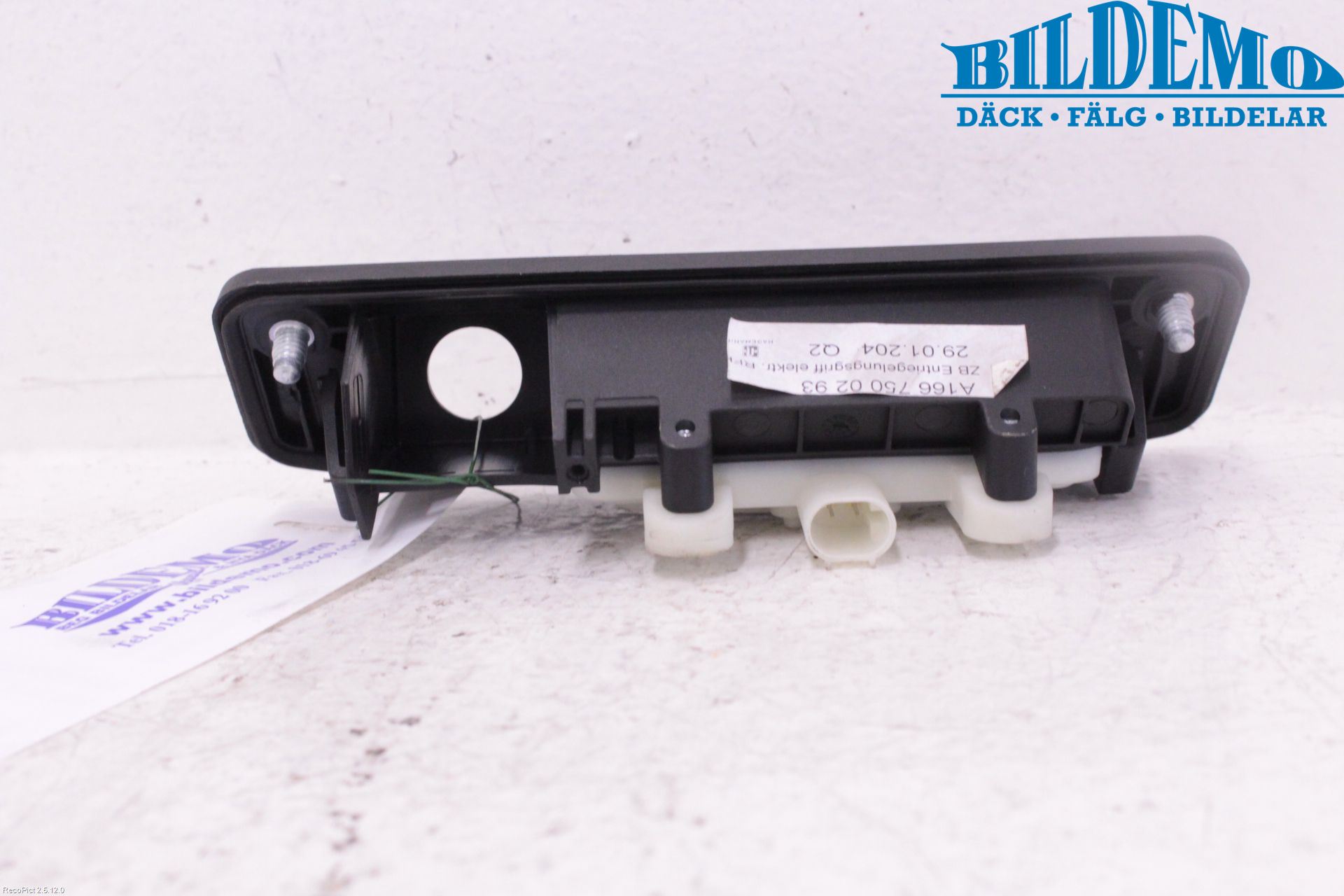 Mercedes-Benz MB GLK-KLASS (X204) 08-16 Bakluke Handtak Ytre