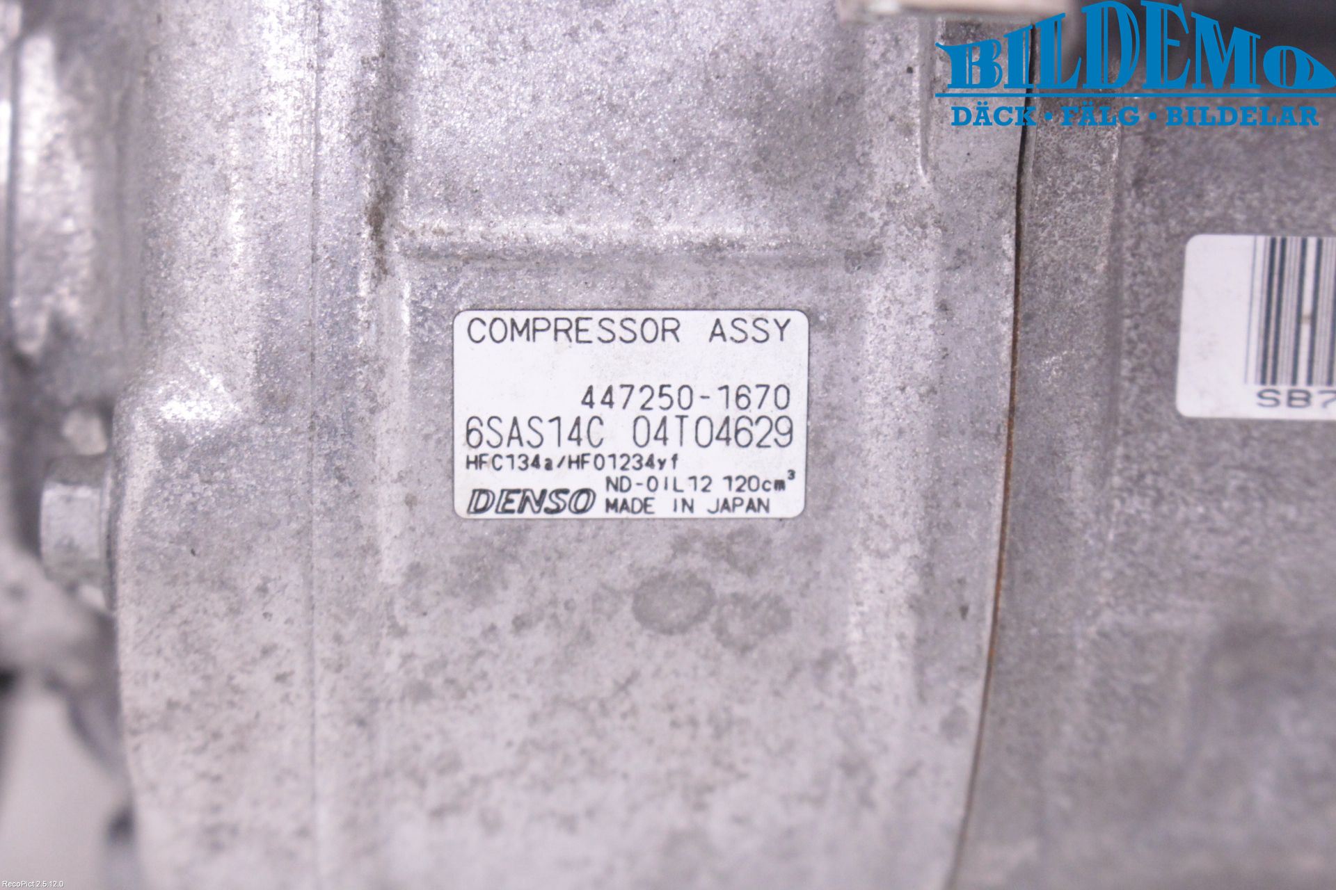 Mercedes-Benz MB A-KLASS (W176) 13-18 Varme Ac Kompressor