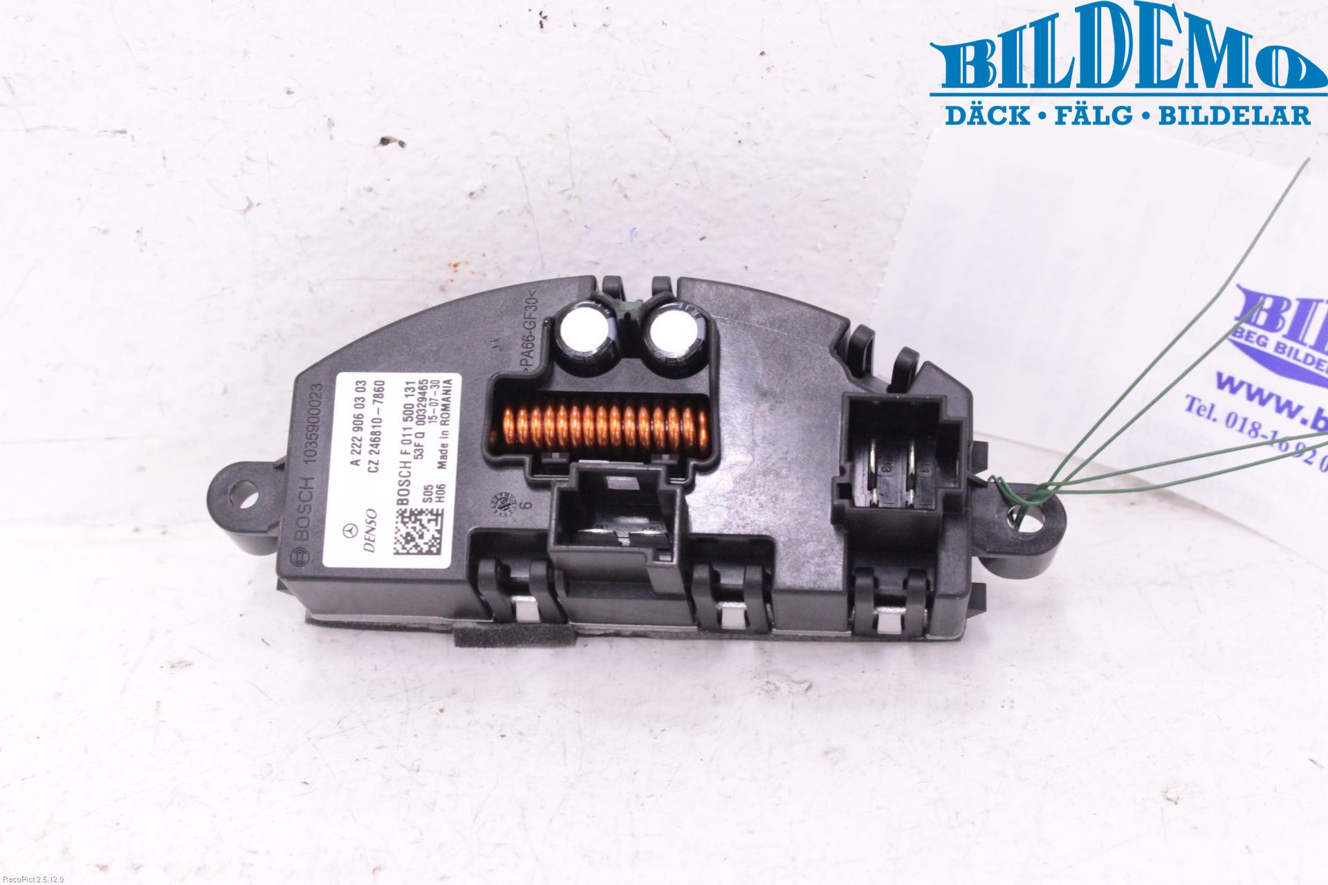 Mercedes-Benz MB A-KLASS (W176) 13-18 Varmeapparat Viftemotstand