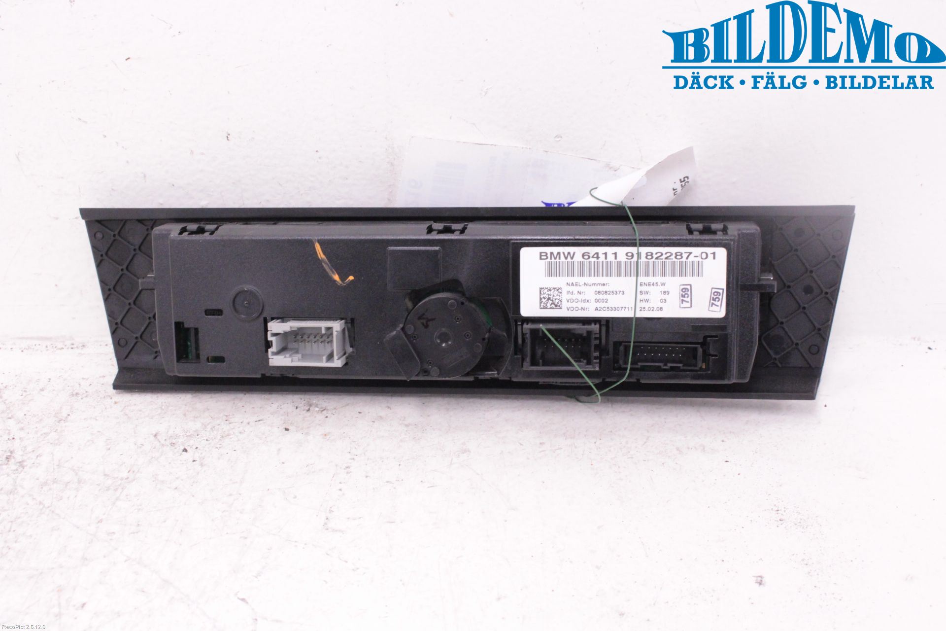 BMW 3 E92/93 Coupé/Cab 05-14 Varme Ac Betjening-Display