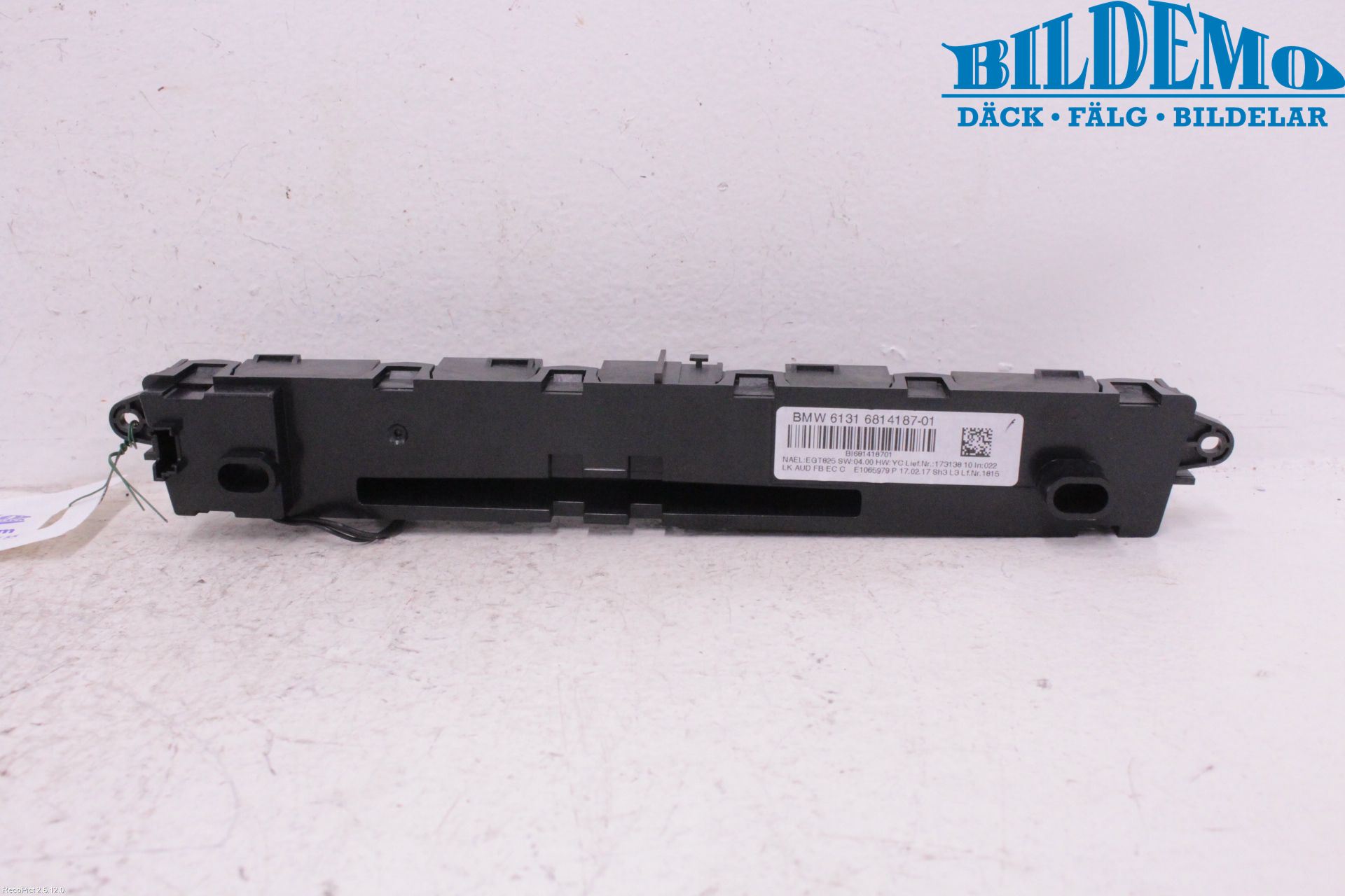 BMW 3 F30/F31/F80 12-19 Stereo Radio Med Cd