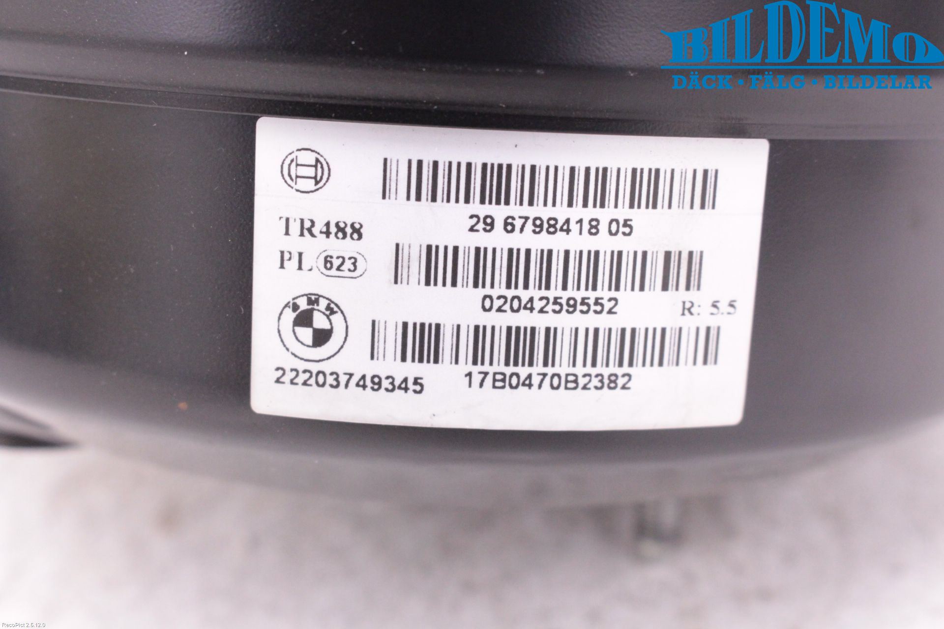 BMW 3 F30/F31/F80 12-19 Bremseservo