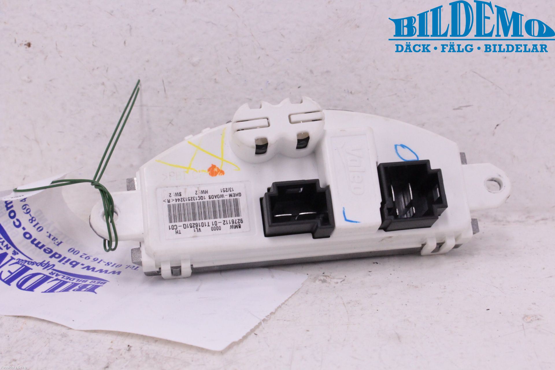 BMW 1 F20/F21 11-19 Varmeapparat Viftemotstand