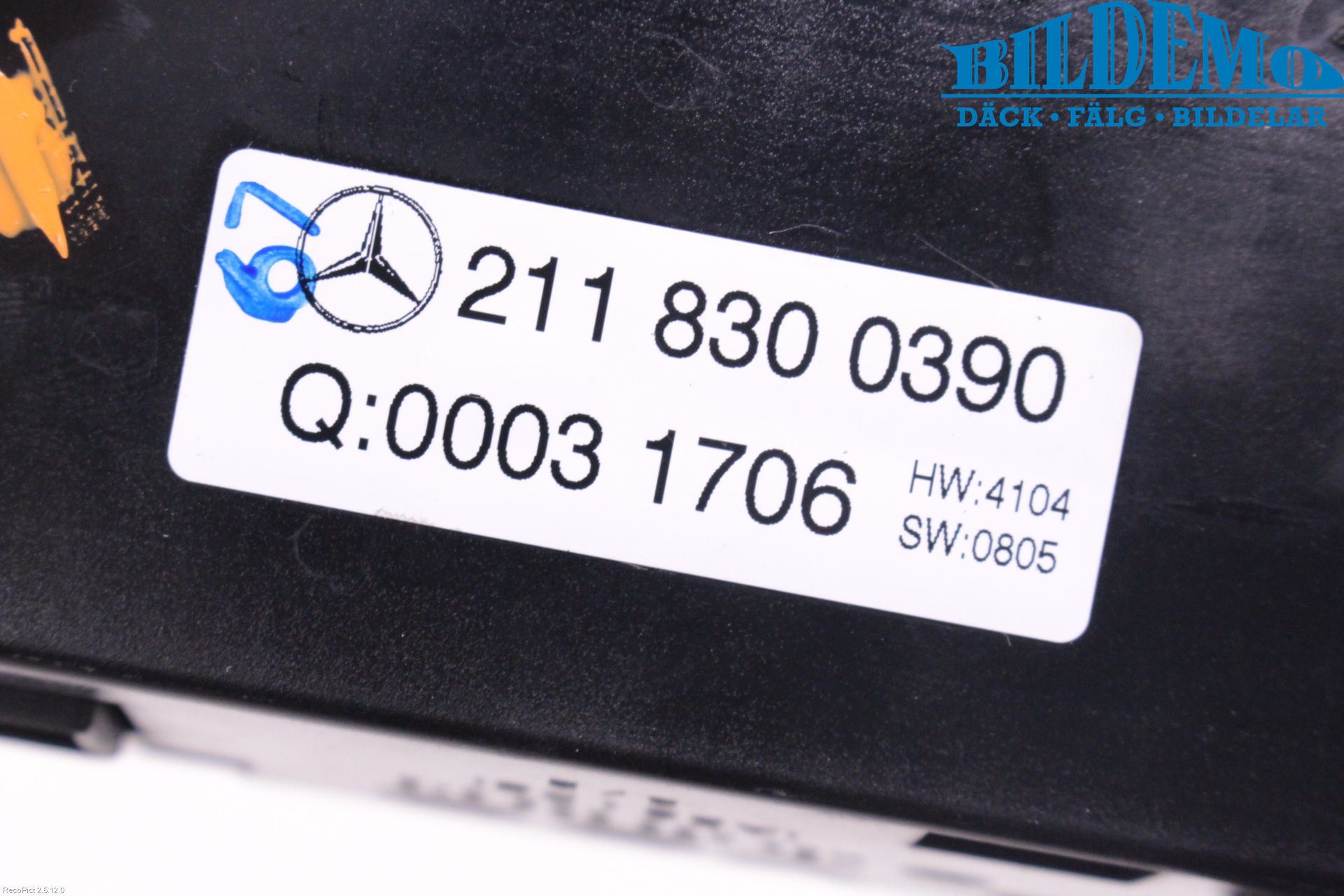 Mercedes-Benz MB E-KLASS (W211) 02-09 Varme Ac Betjening-Display
