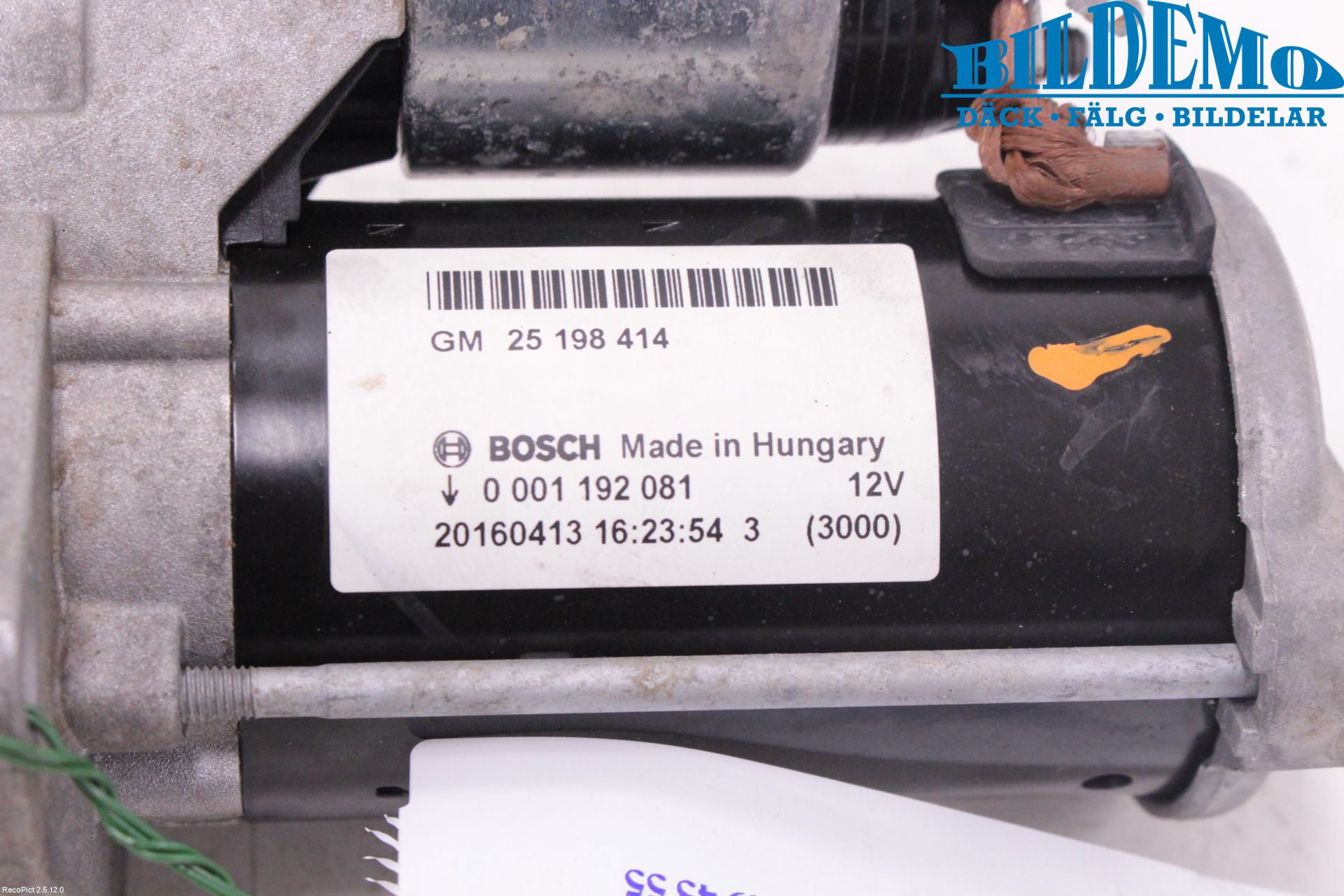 Opel CORSA E 15-19 Startmotor