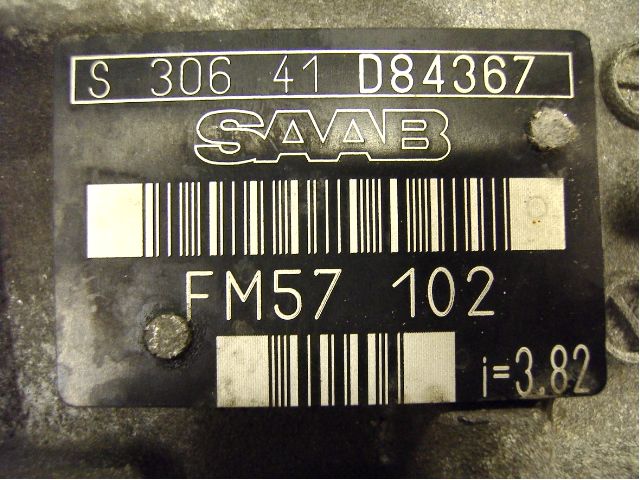 Saab 9-3 VER 2 Gearkasse 5 Trinn