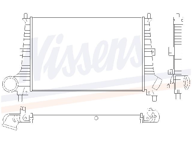 Saab 9-5     06-10 Intercooler Radiator