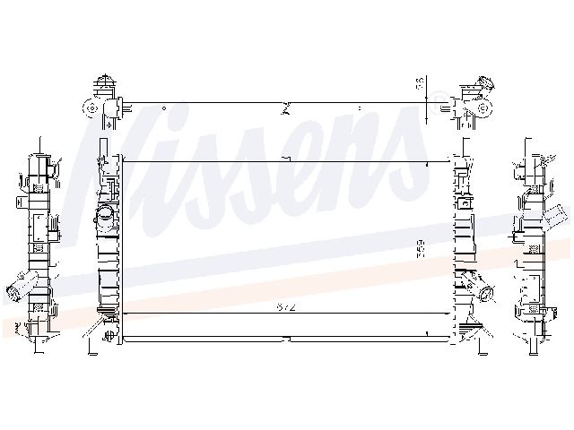 Volvo S40 04-07 Radiator Manuell