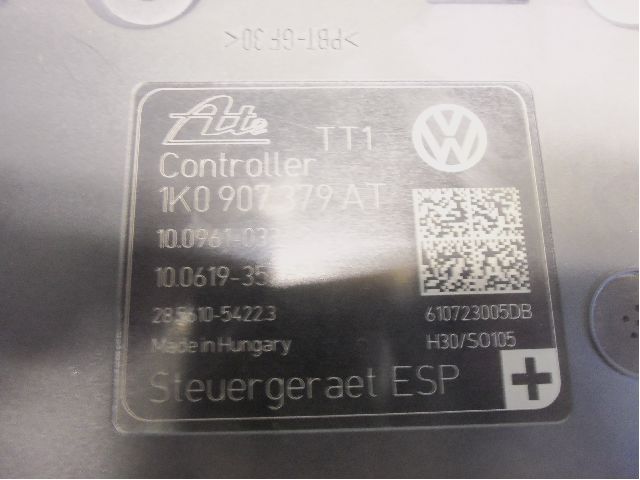 Volkswagen VW GOLF VI 09-13 Abs Hydraulikkaggregat
