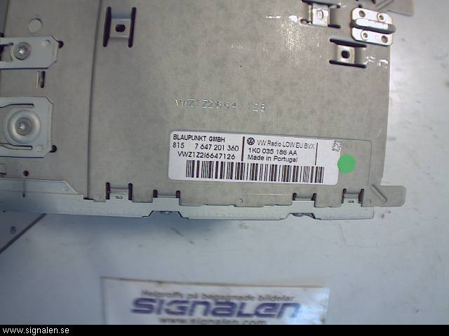 Volkswagen VW GOLF VI 09-13 Stereo Radio