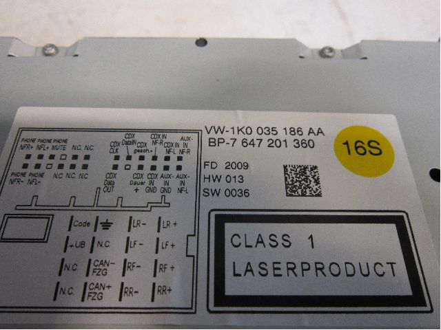 Volkswagen VW PASSAT 05-11 Stereo Radio