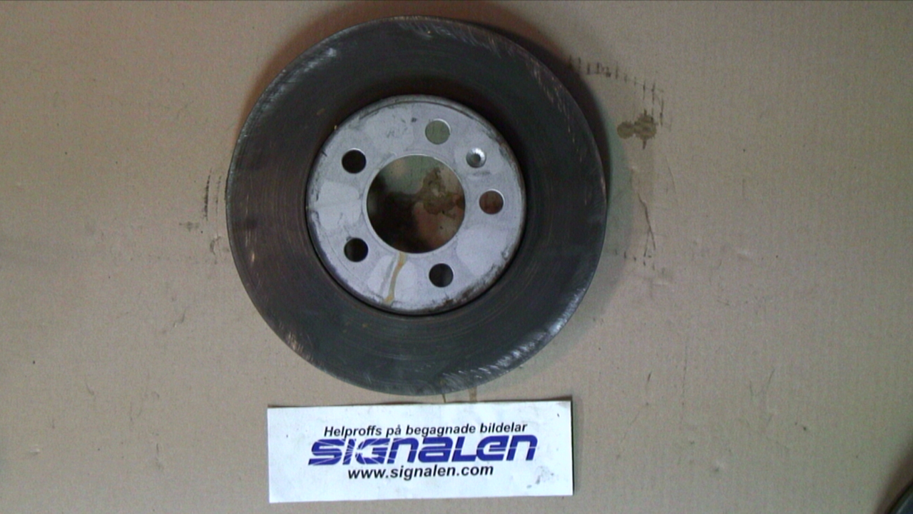 Volkswagen VW POLO 10-17 Bremseskive Foran