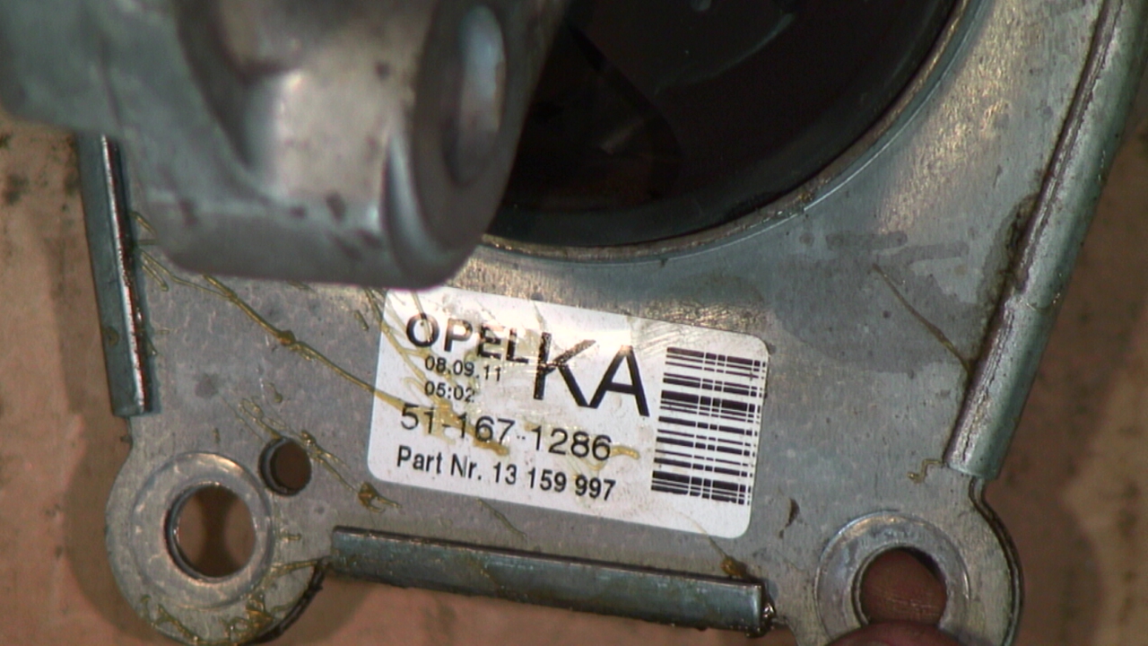 Opel MERIVA B 10-17 Motor Feste Stål-Alu