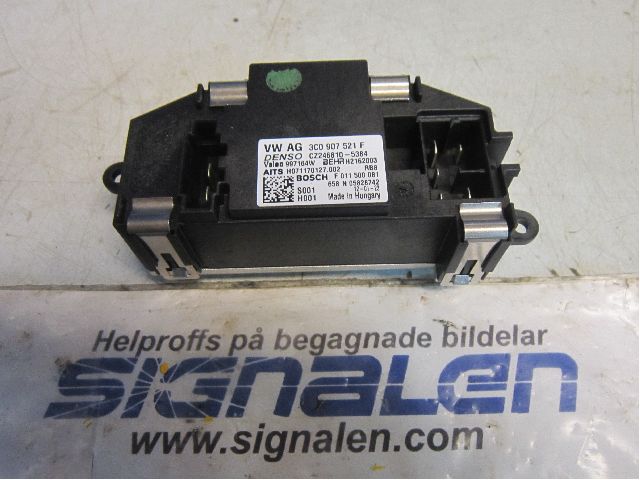 Volkswagen VW PASSAT 11-14 Varmeapparat Viftemotstand