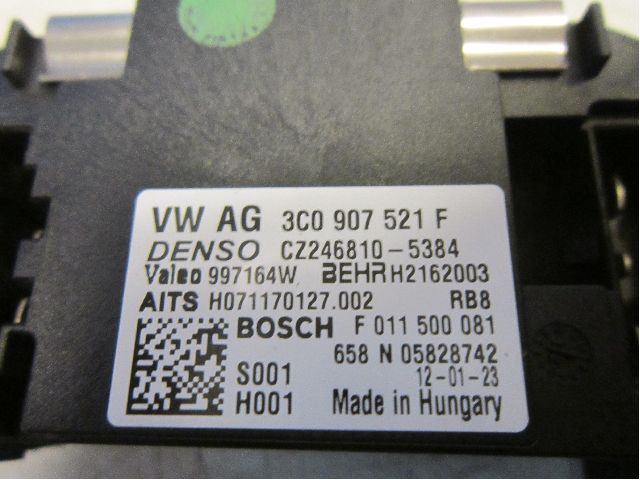 Volkswagen VW PASSAT 11-14 Varmeapparat Viftemotstand