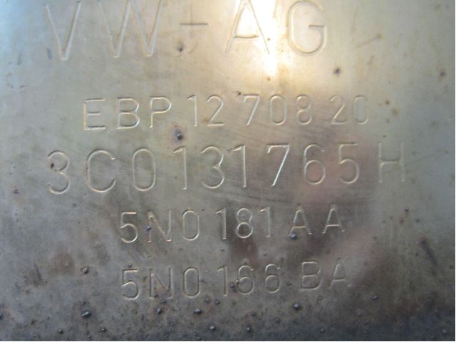 Volkswagen VW PASSAT 11-14 Eksos Partikketfilter