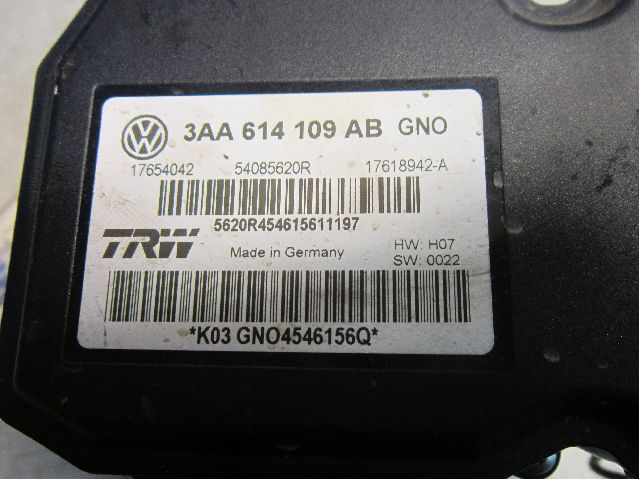 Volkswagen VW PASSAT 11-14 Abs Hydraulikkaggregat