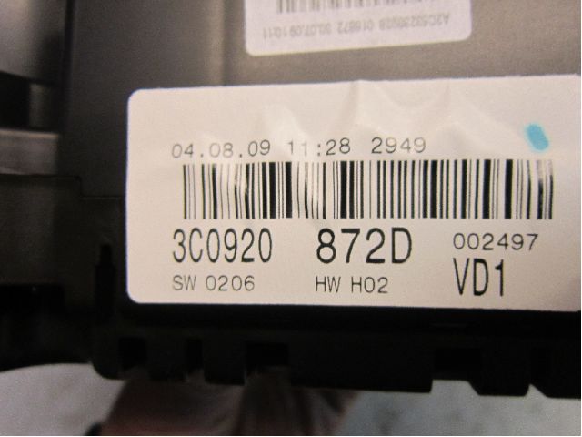 Volkswagen VW PASSAT 05-11 Instr Kombinert