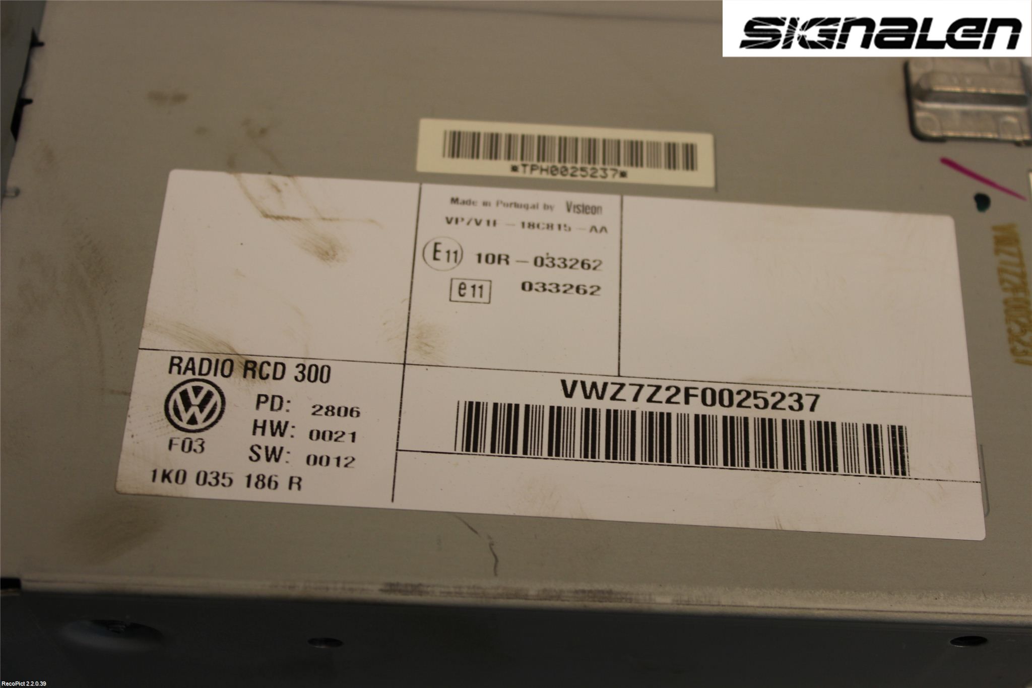 Volkswagen VW PASSAT 05-11 Stereo Radio