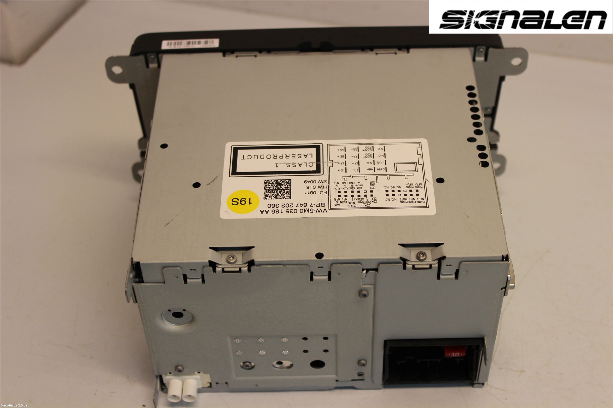 Volkswagen VW POLO 10-17 Stereo Radio