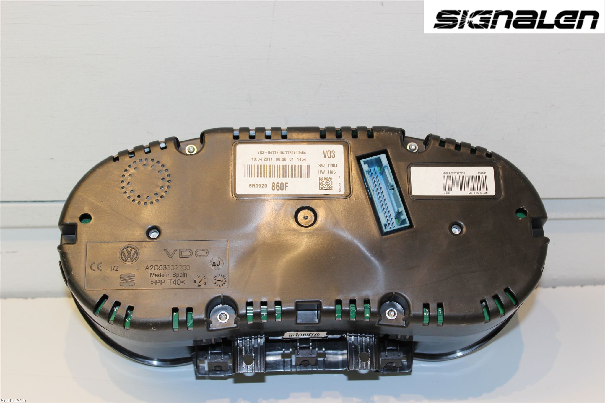 Volkswagen VW POLO 10-17 Instr Kombinert
