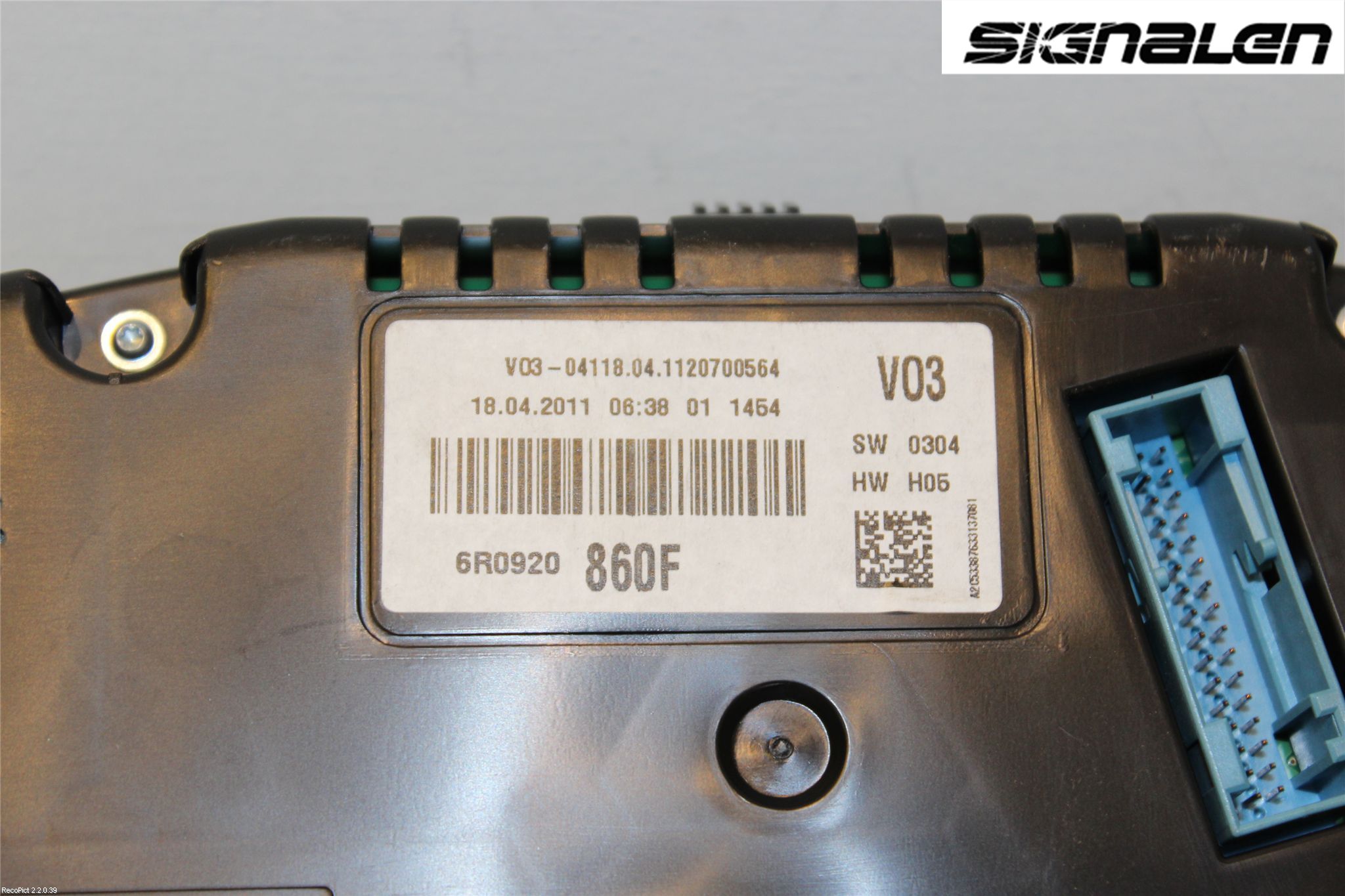 Volkswagen VW POLO 10-17 Instr Kombinert