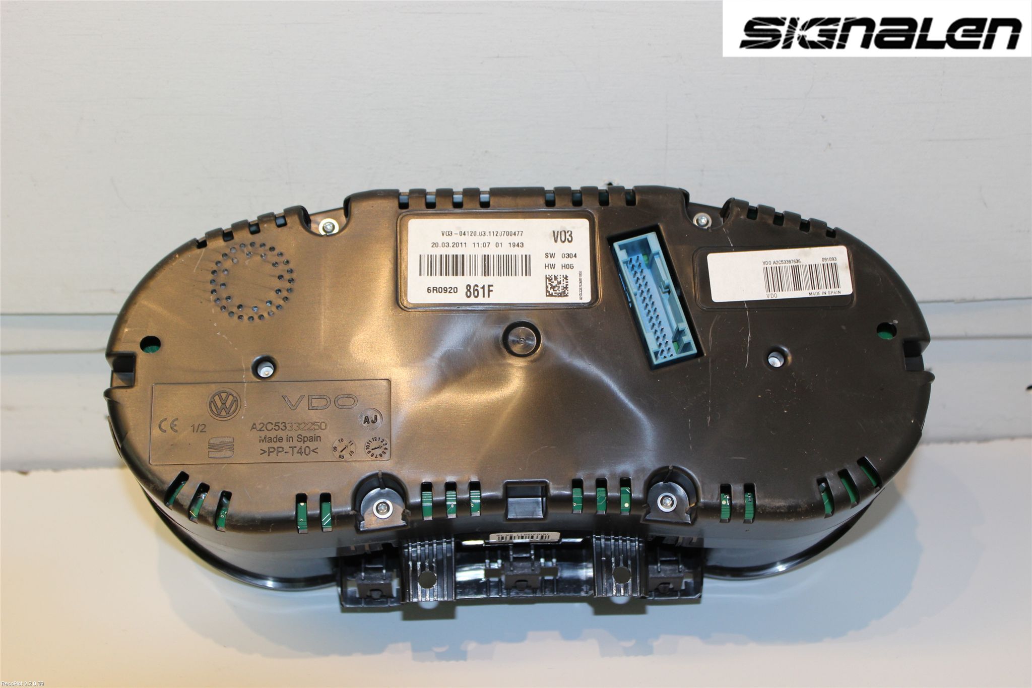 Volkswagen VW POLO 10-17 Instr Kombinert