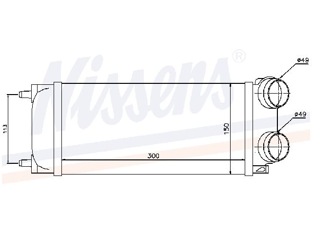 Peugeot 307     05-08 Intercooler Radiator