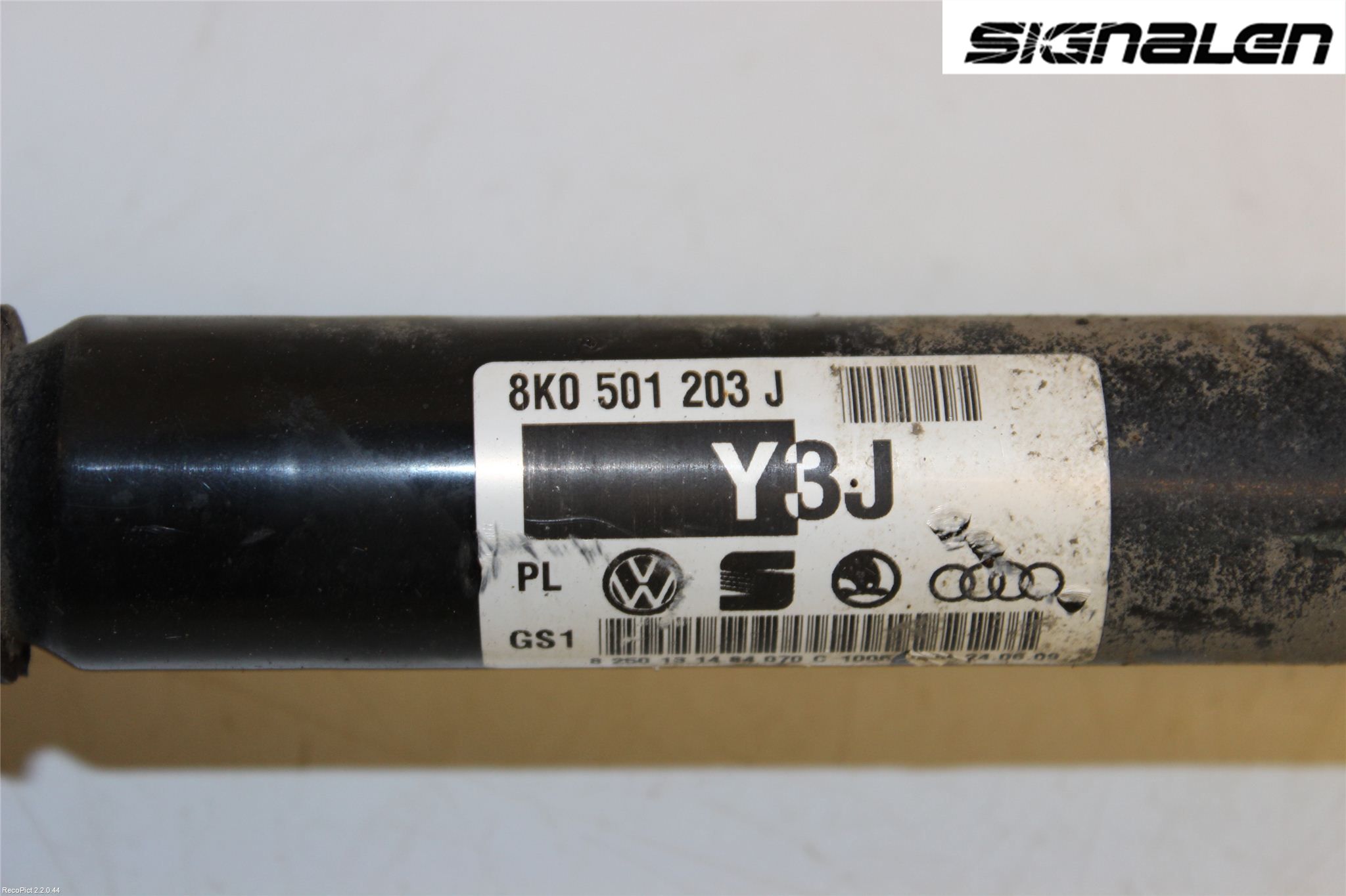 Audi A4/S4 08-11 Drivaksel Bak Kompl Høyre