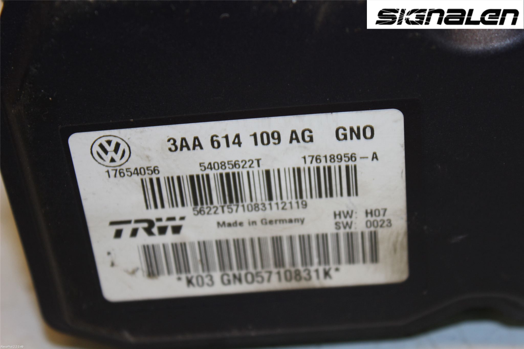 Volkswagen VW PASSAT 11-14 Abs Hydraulikkaggregat