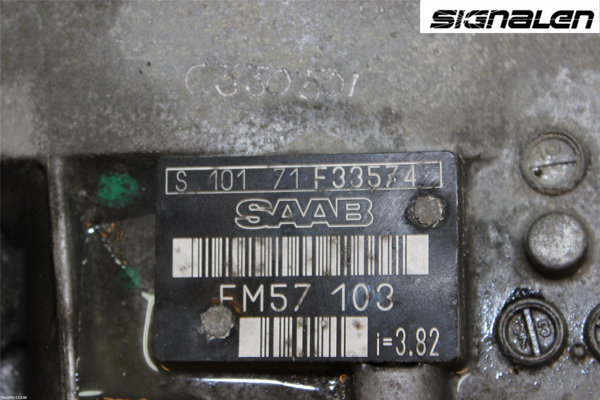 Saab 9-3 VER 2 Gearkasse 5 Trinn