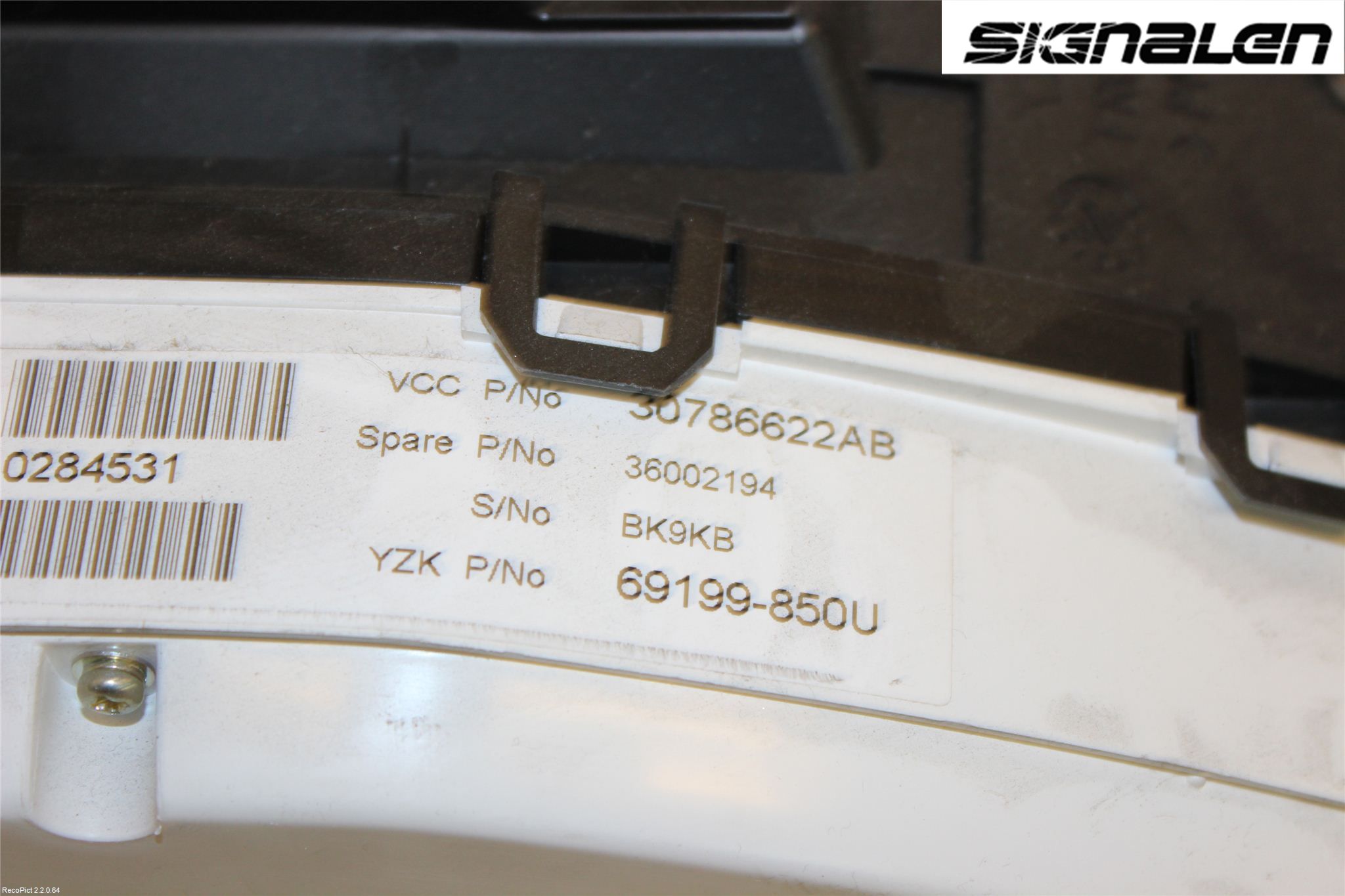 Volvo V70 08-13 Instr Kombinert