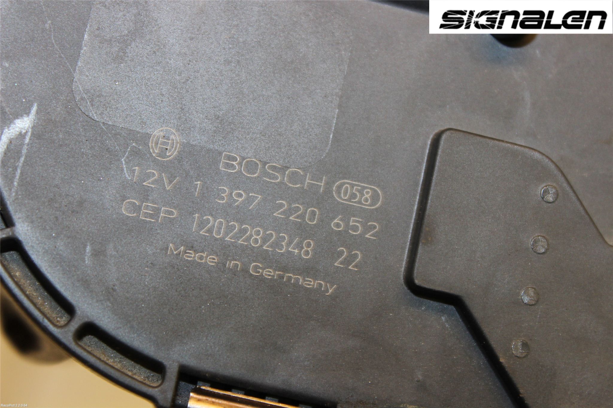 Volkswagen VW GOLF VI 09-13 Viskermotor Frontrute