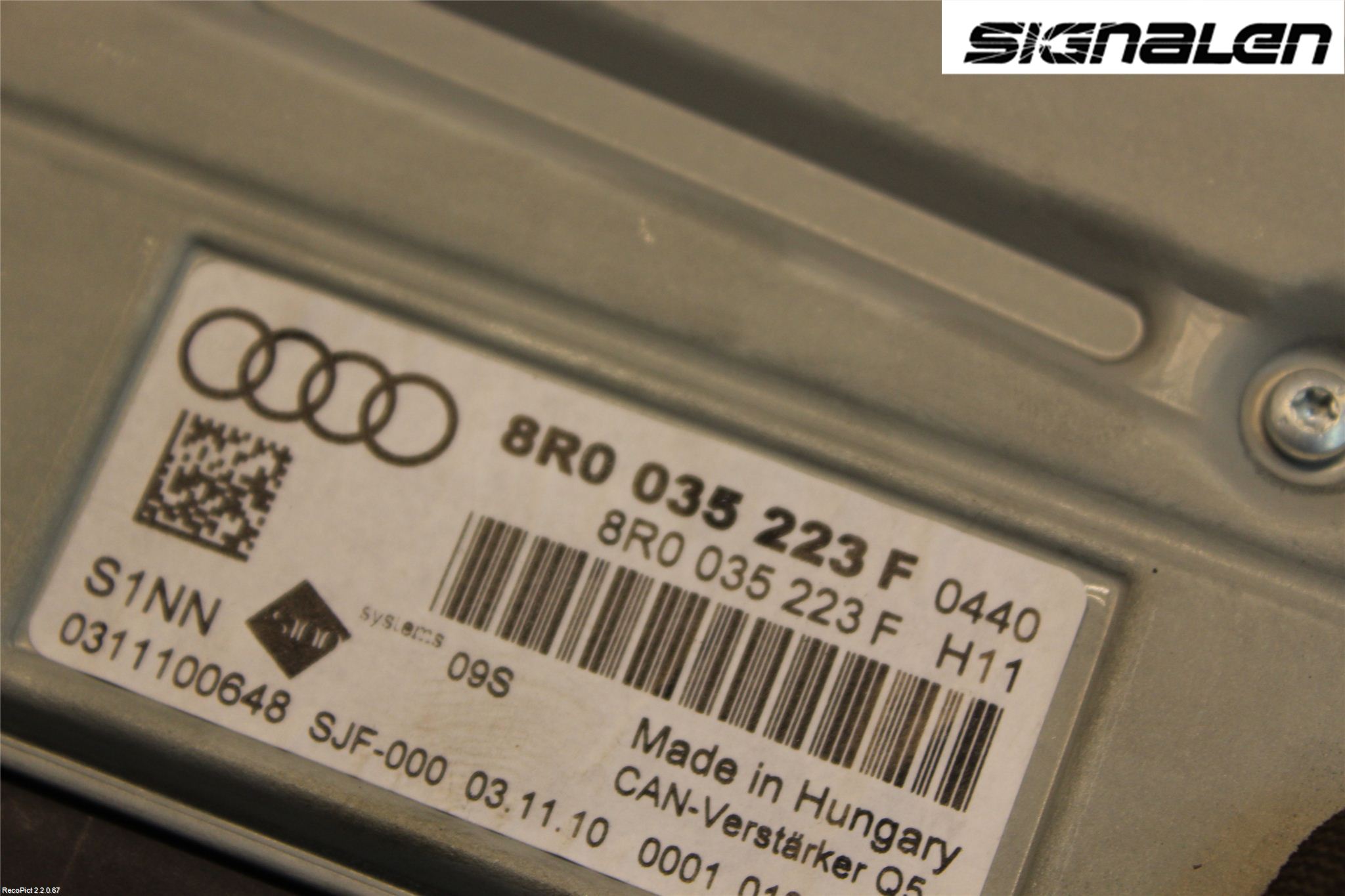Audi A4 ALLROAD 09-16 Stereo Forsterker