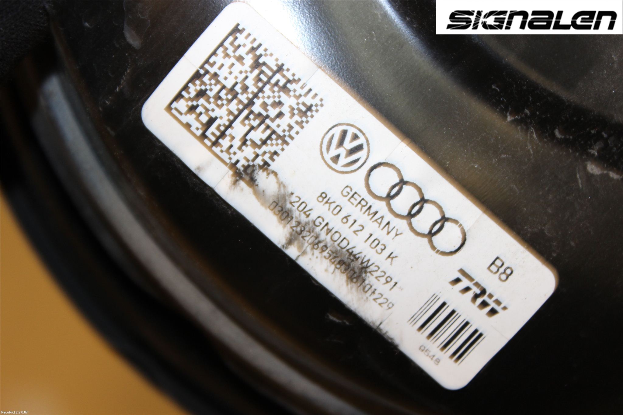 Audi A4 ALLROAD 09-16 Bremseservo