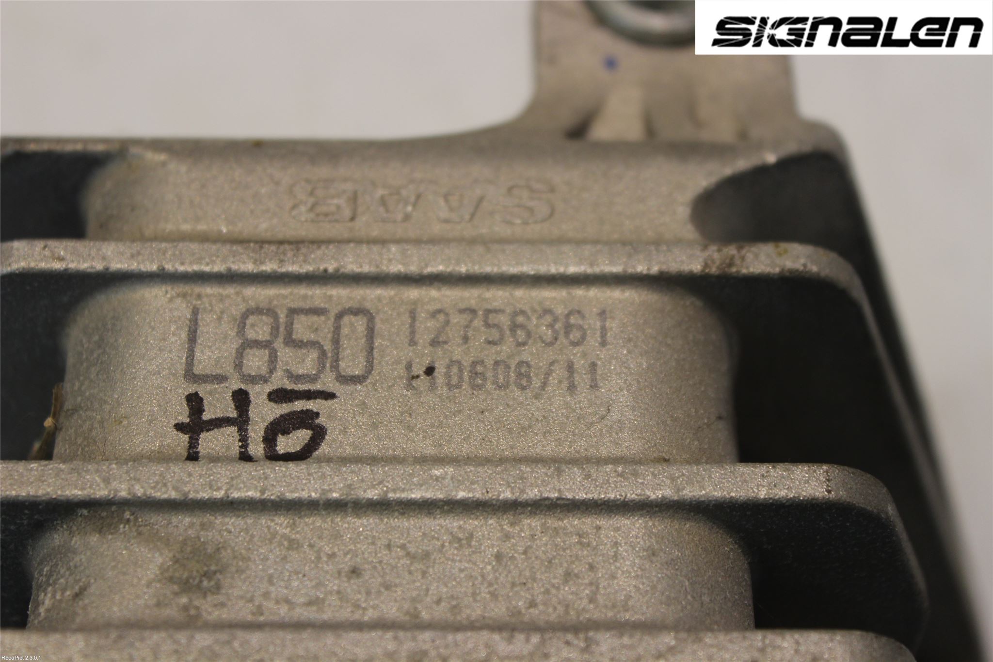 Saab 9-3 VER2/VER3 08-15 Motor Feste Stål-Alu