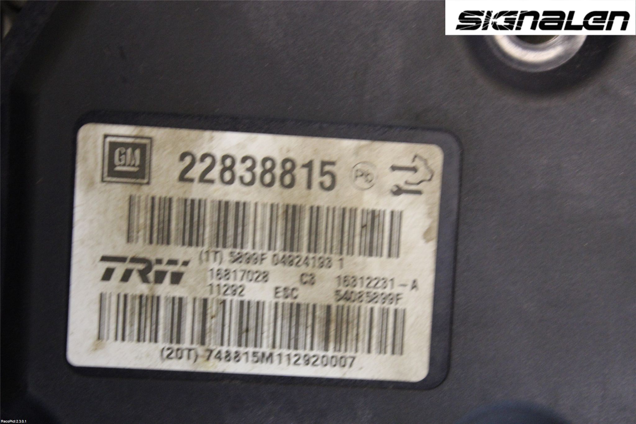 Opel INSIGNIA 09-16 Abs Hydraulikkaggregat
