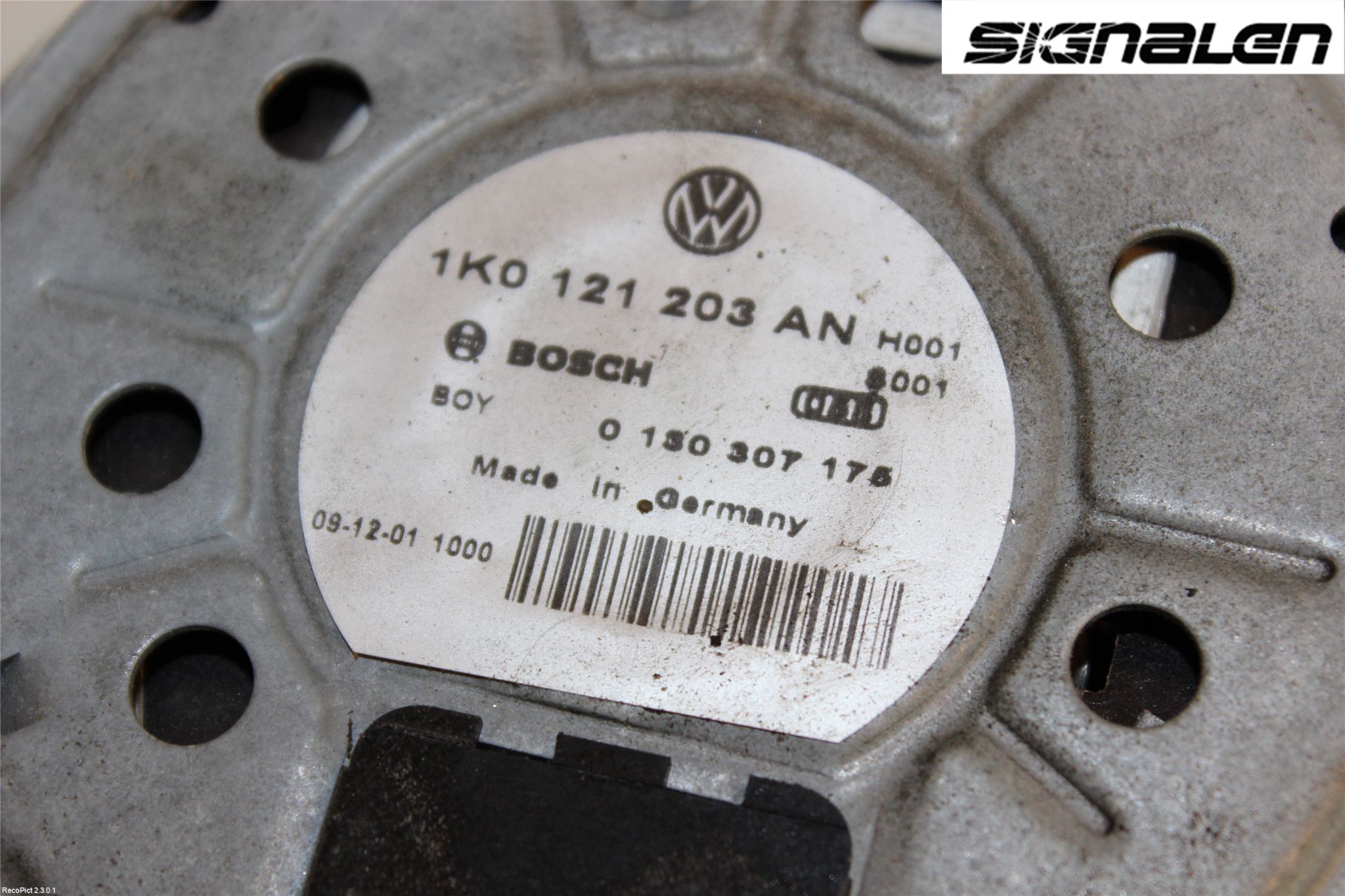 Volkswagen VW GOLF VI 09-13 Kjølevifte Elektrisk