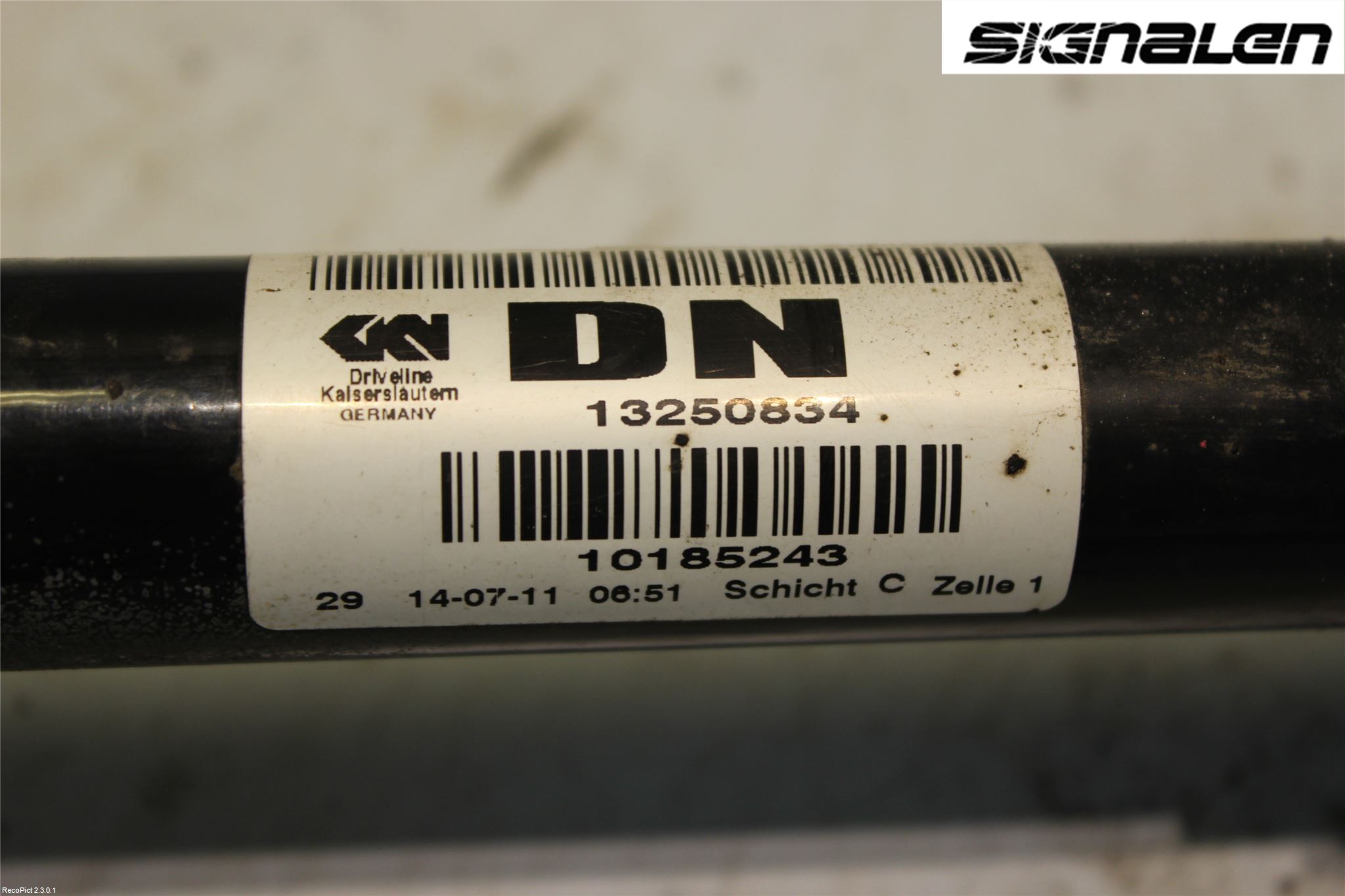 Opel ASTRA J 10-15 Drivaksel Foran Kompl Venstre