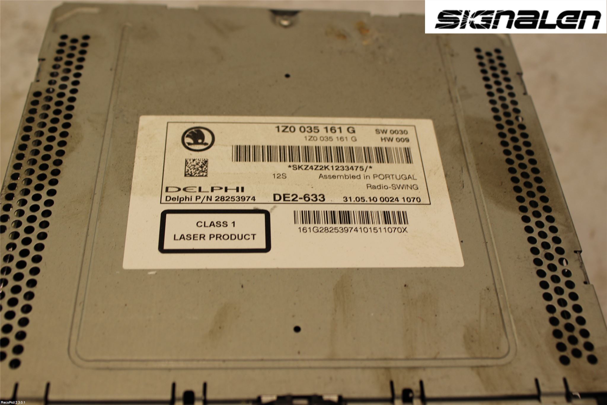 Skoda OCTAVIA (1Z) 05-13 Stereo Radio