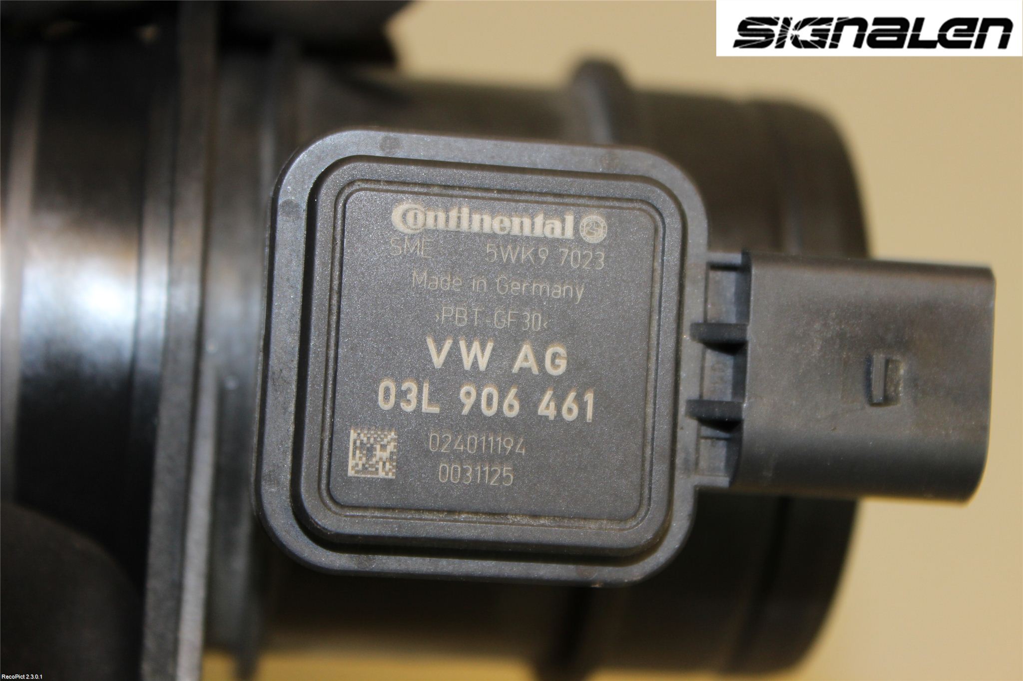 Volkswagen VW GOLF VI 09-13 Inns Luftmassemåler