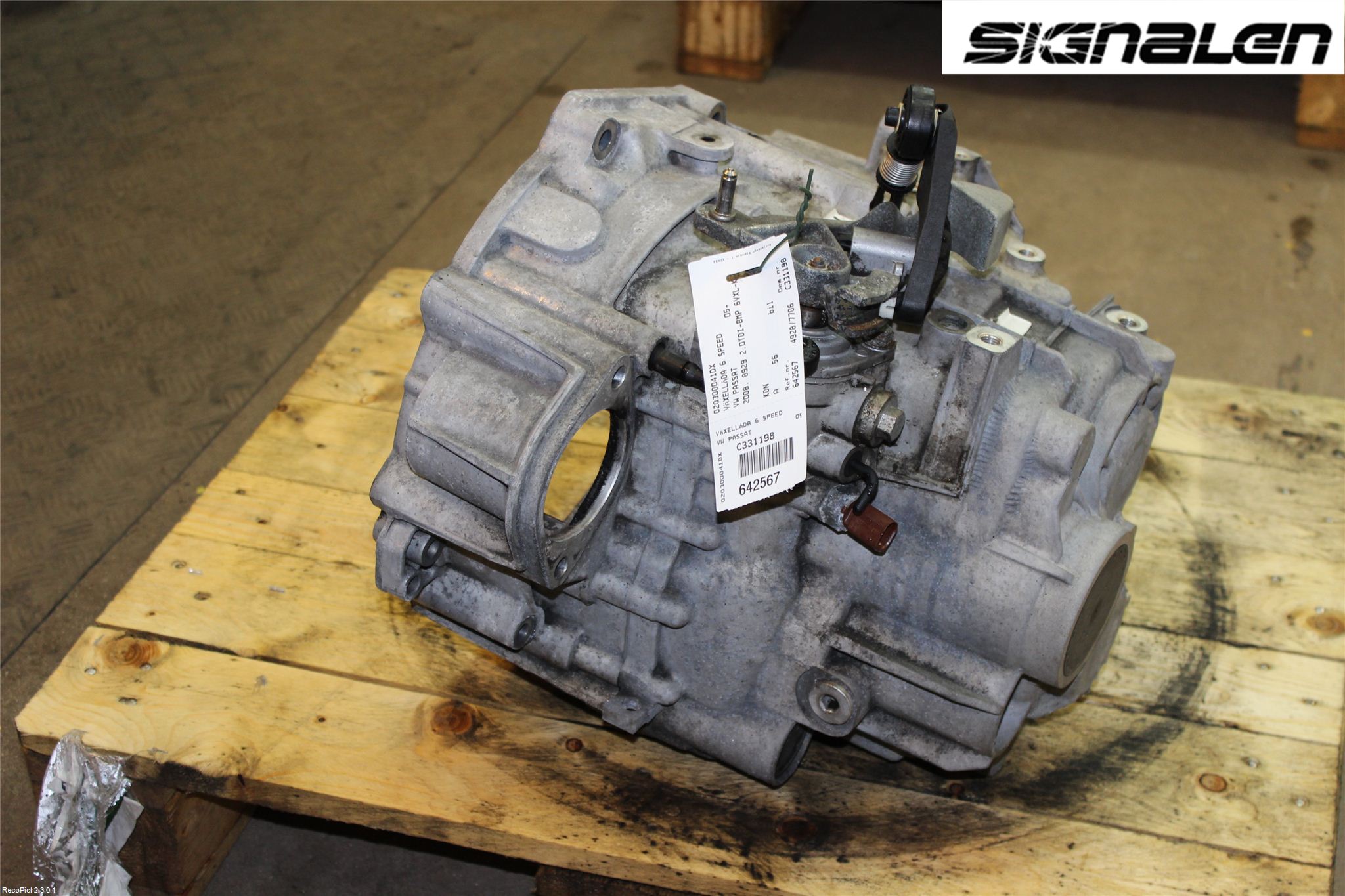 Volkswagen VW PASSAT 05-11 Gearkasse 6 Trinn