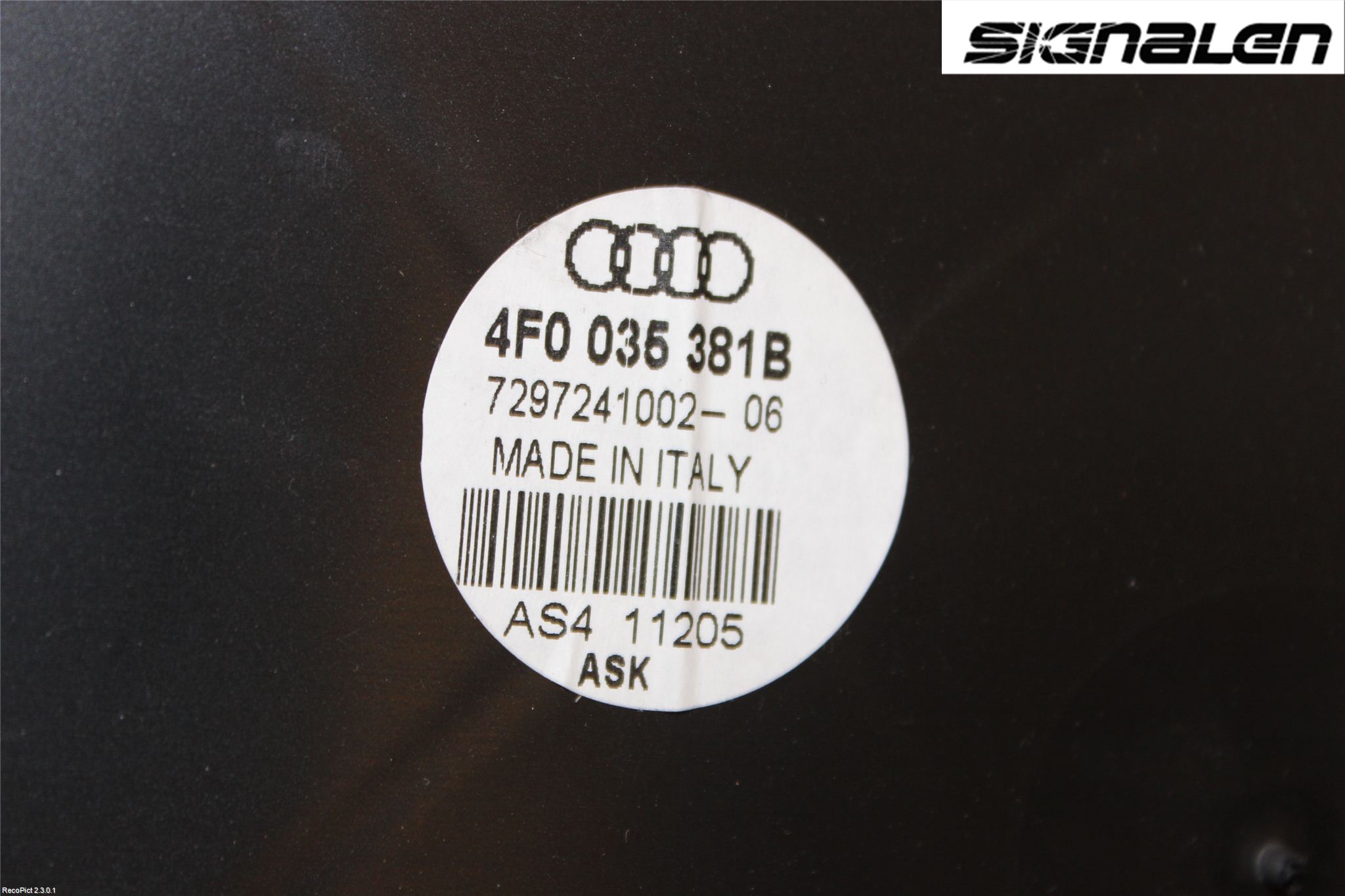 Audi A6/S6     05-11 Innr Høyttaler
