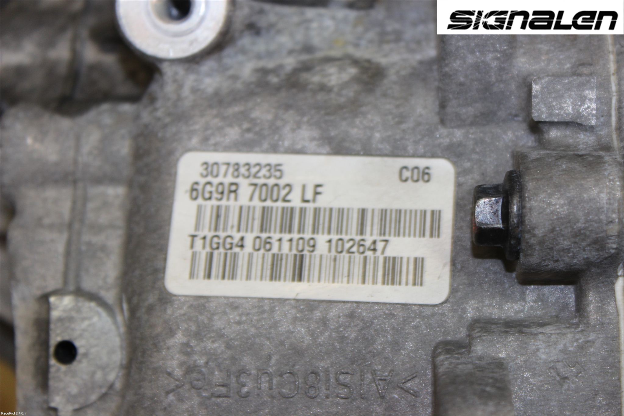 Volvo V70 08-13 Gearkasse 6 Trinn