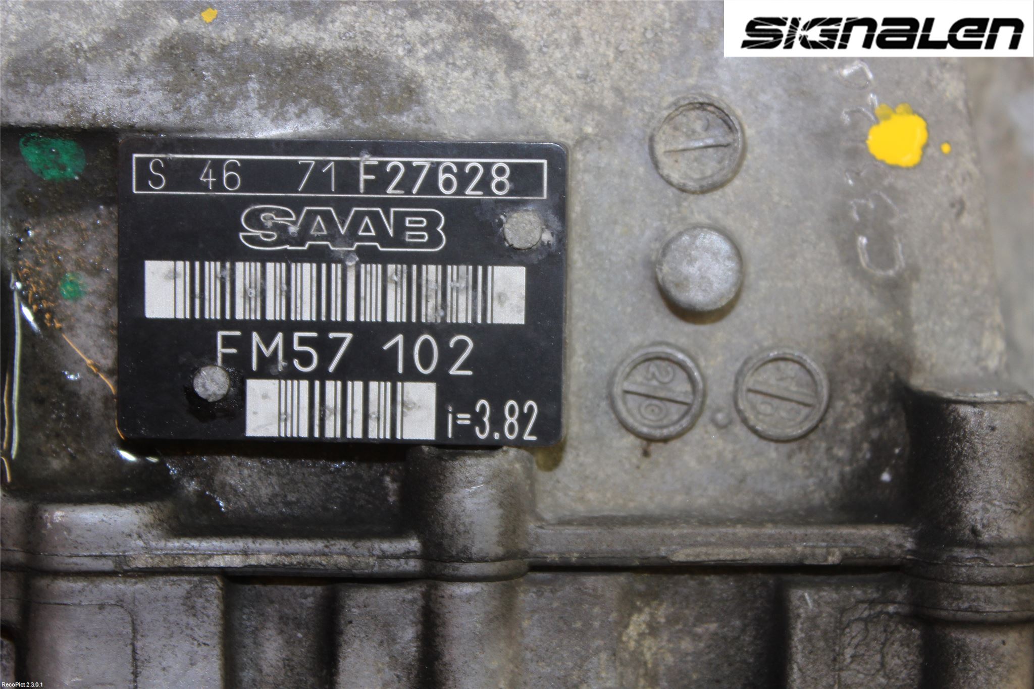 Saab 9-3 VER 2 Gearkasse 5 Trinn