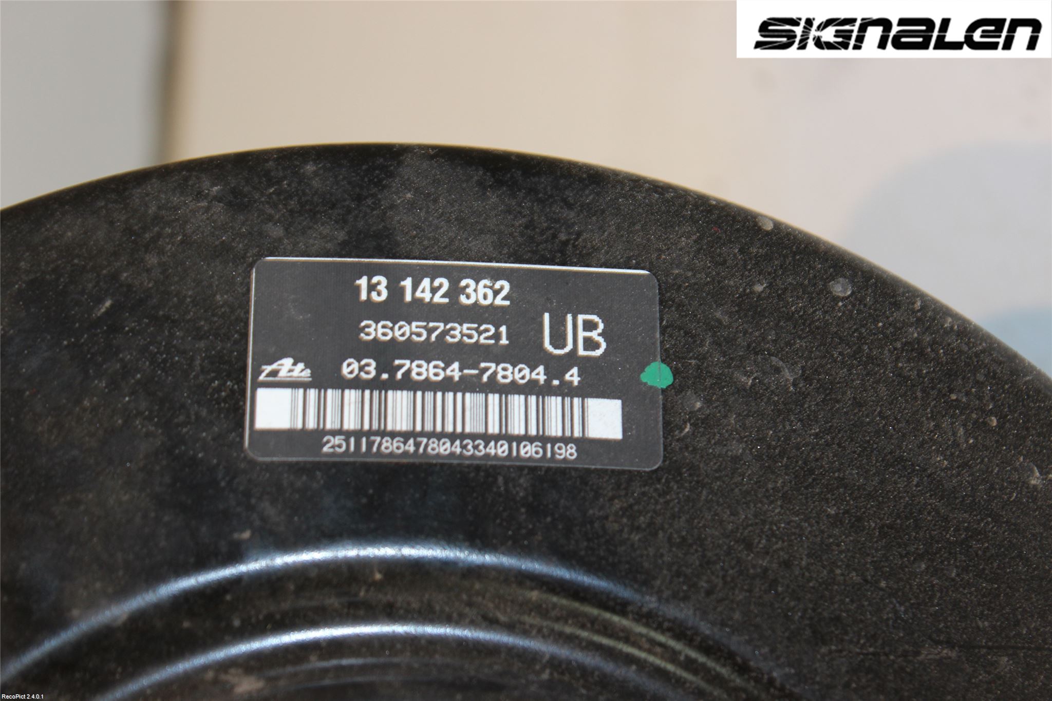 Opel ZAFIRA B 06-14 Bremseservo