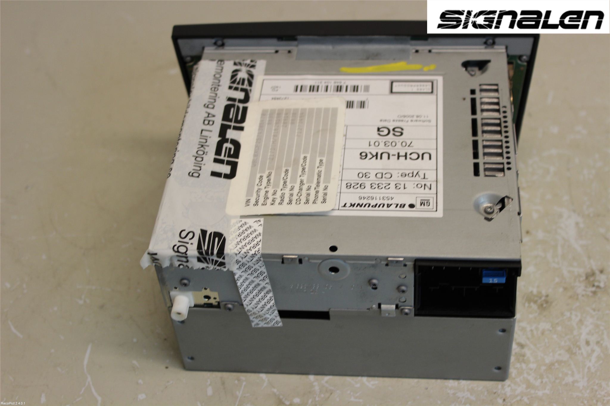 Opel COMBO 02-12 Stereo Radio