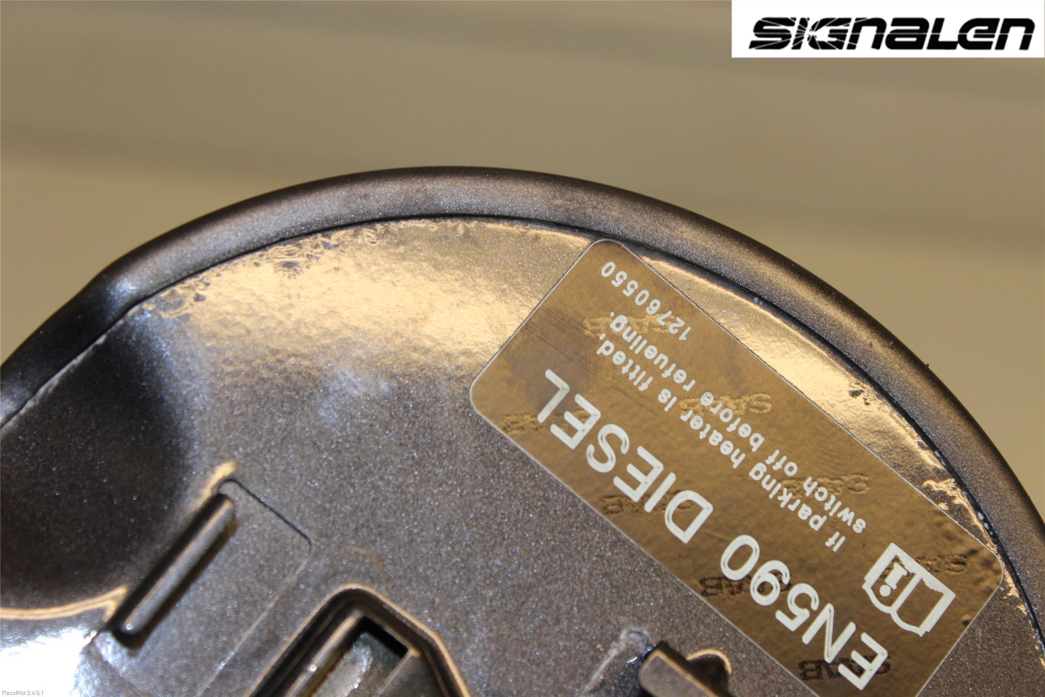 Saab 9-3 VER2/VER3 08-15 Drivstoff Tankluke