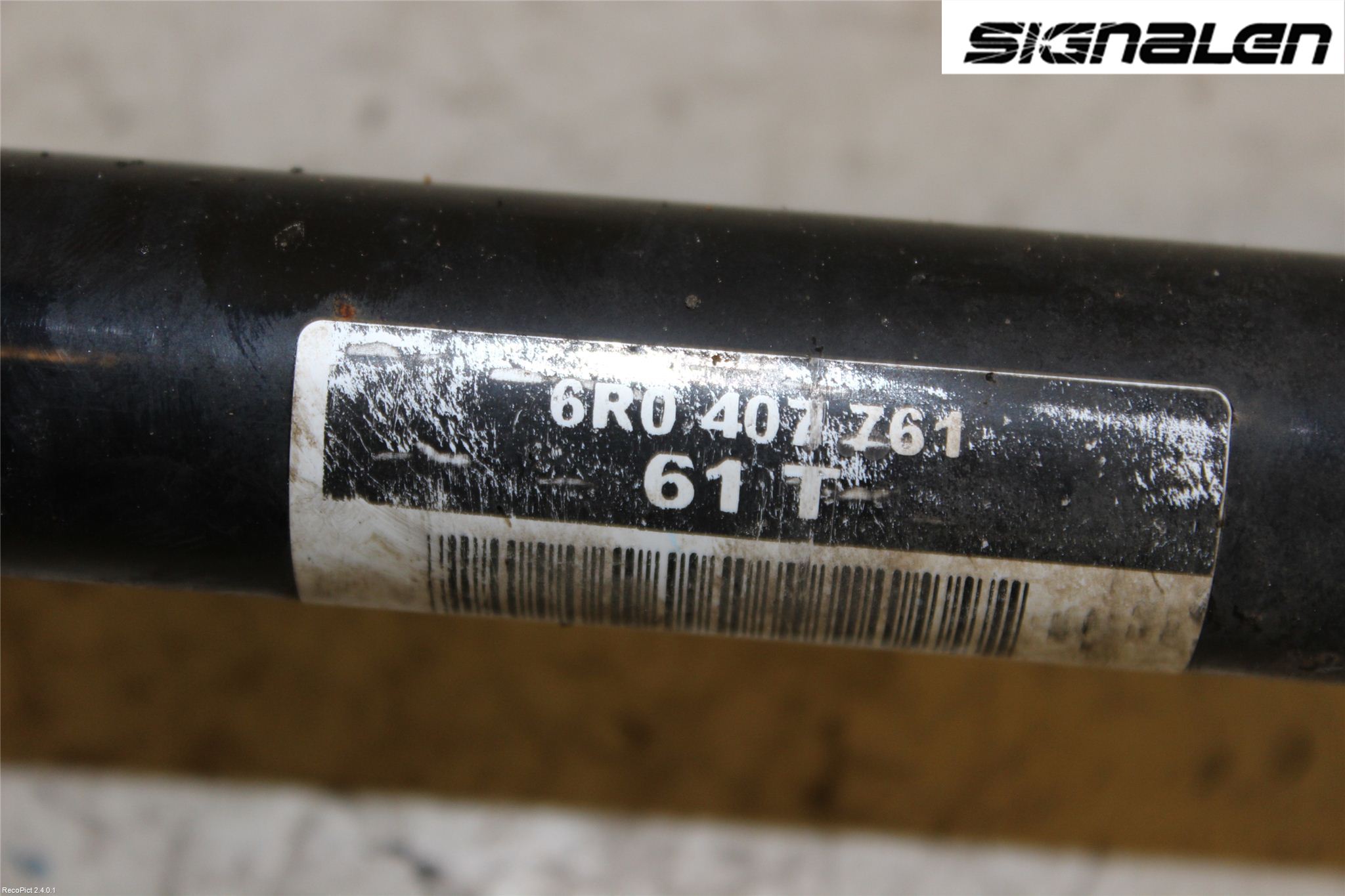 Volkswagen VW POLO 10-17 Drivaksel Foran Kompl Venstre